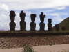 Moai Statues at Anakena Beach - Easter Island